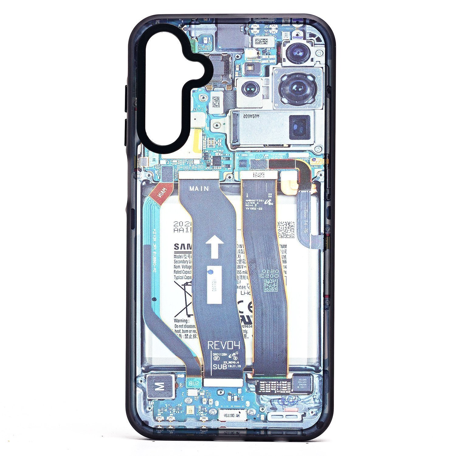 

Чехол Samsung SM-A156B (Galaxy A15 5G) пластиковый (рис. 088) <голубой>