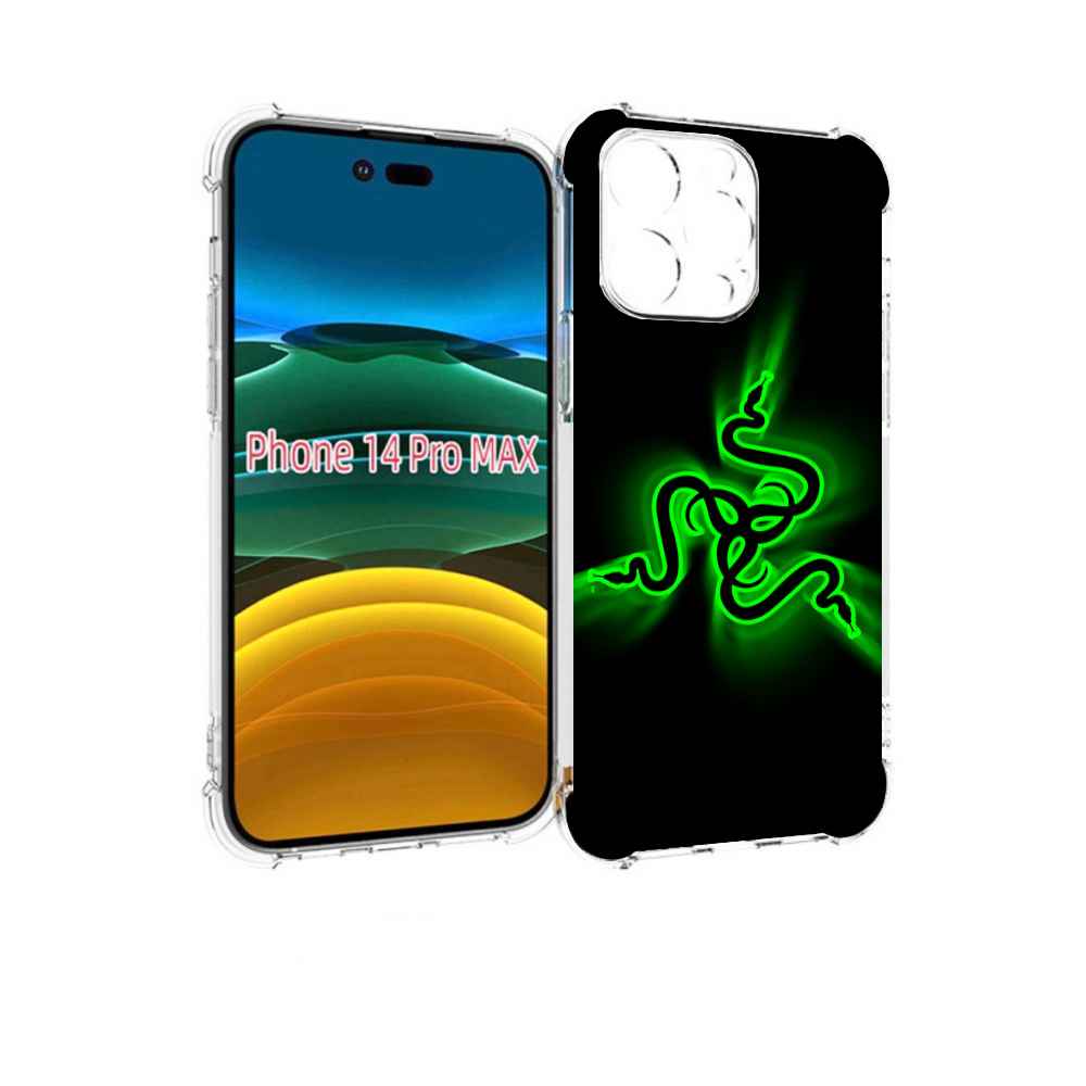 

Чехол MyPads Razer для iPhone 14 Pro Max, Прозрачный, Tocco