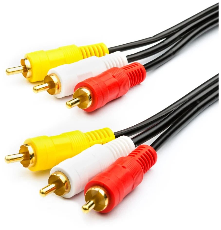

Кабель 3RCA(M)-3RCA(F) 3м (Черный)