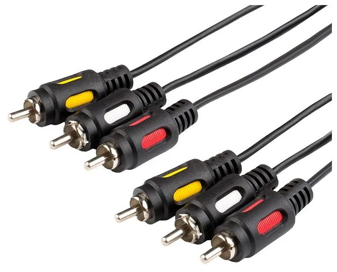 

Кабель 3RCA(M)-3RCA(F) 10м (Черный)