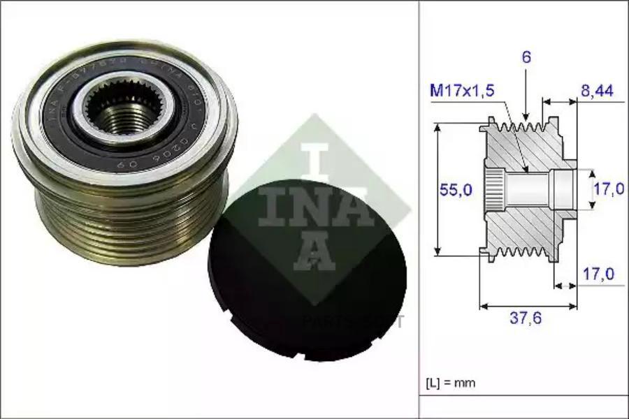 

INA Шкив генератора INA 535024610