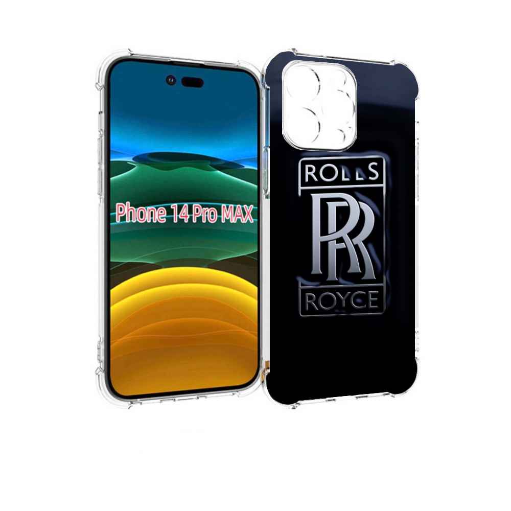 

Чехол MyPads Rolls-Royce-3 мужской для iPhone 14 Pro Max, Прозрачный, Tocco