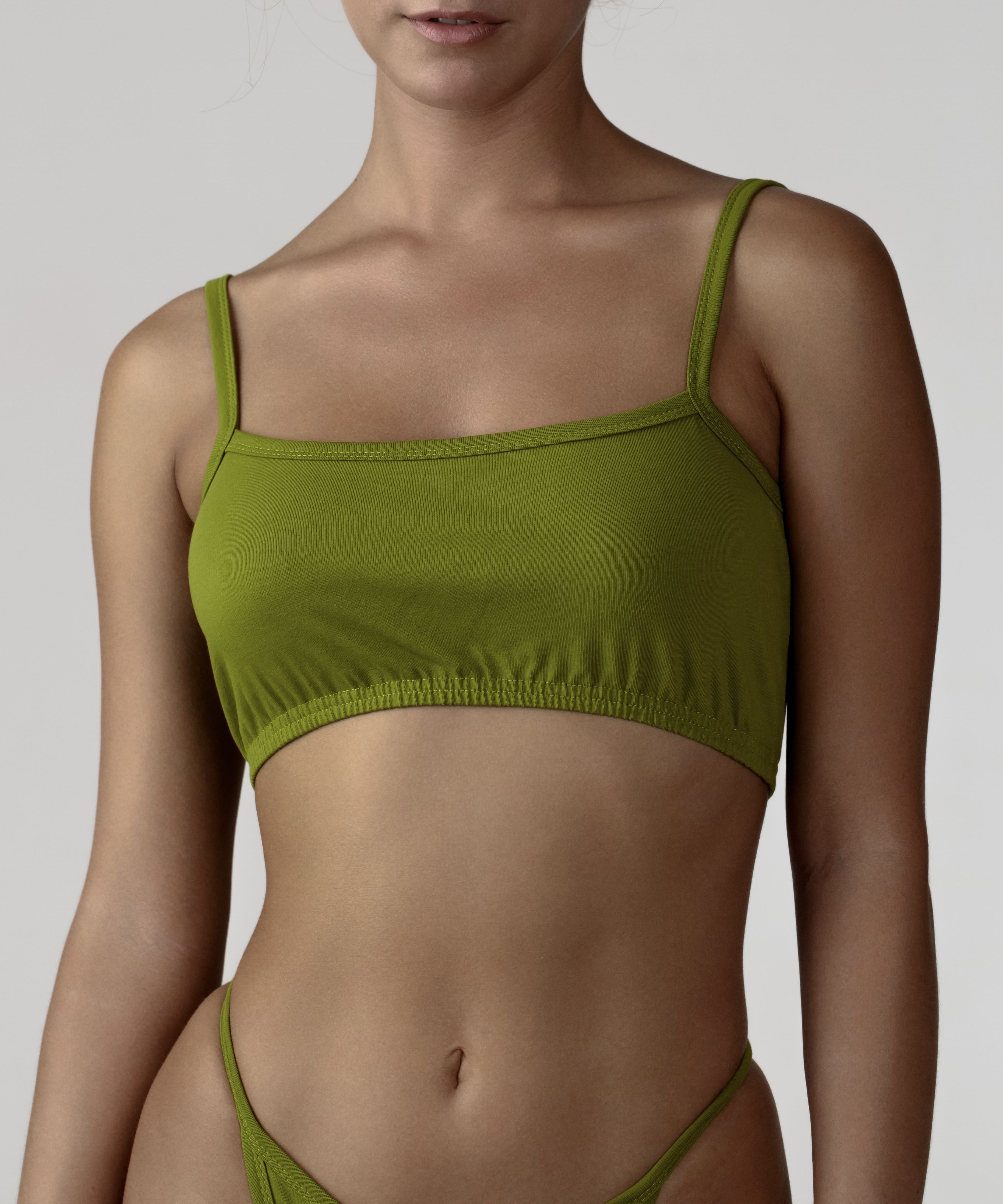 

Топ женский Elements clothes мини зеленый M, мини