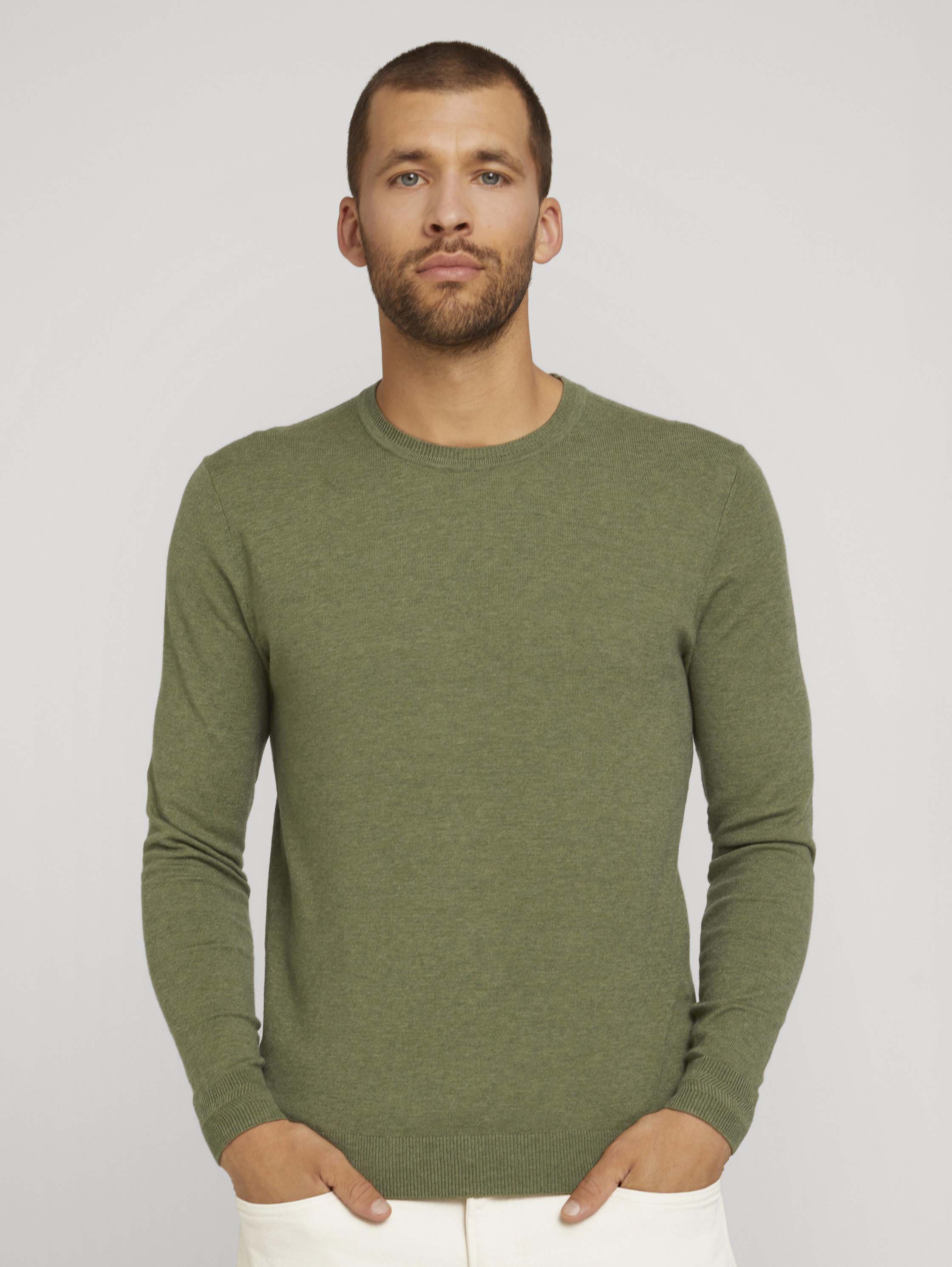 

Джемпер мужской TOM TAILOR 1026507 зеленый XXL