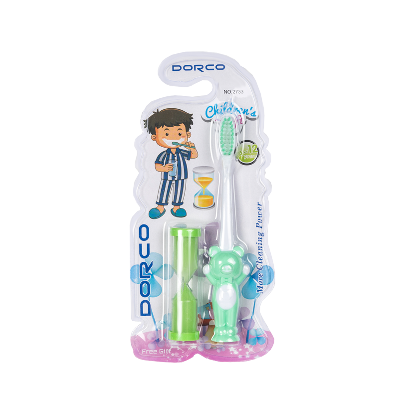 Зубная щетка для детей с игрушкой DORCO ZEY366-189 2 пр., в ассортименте