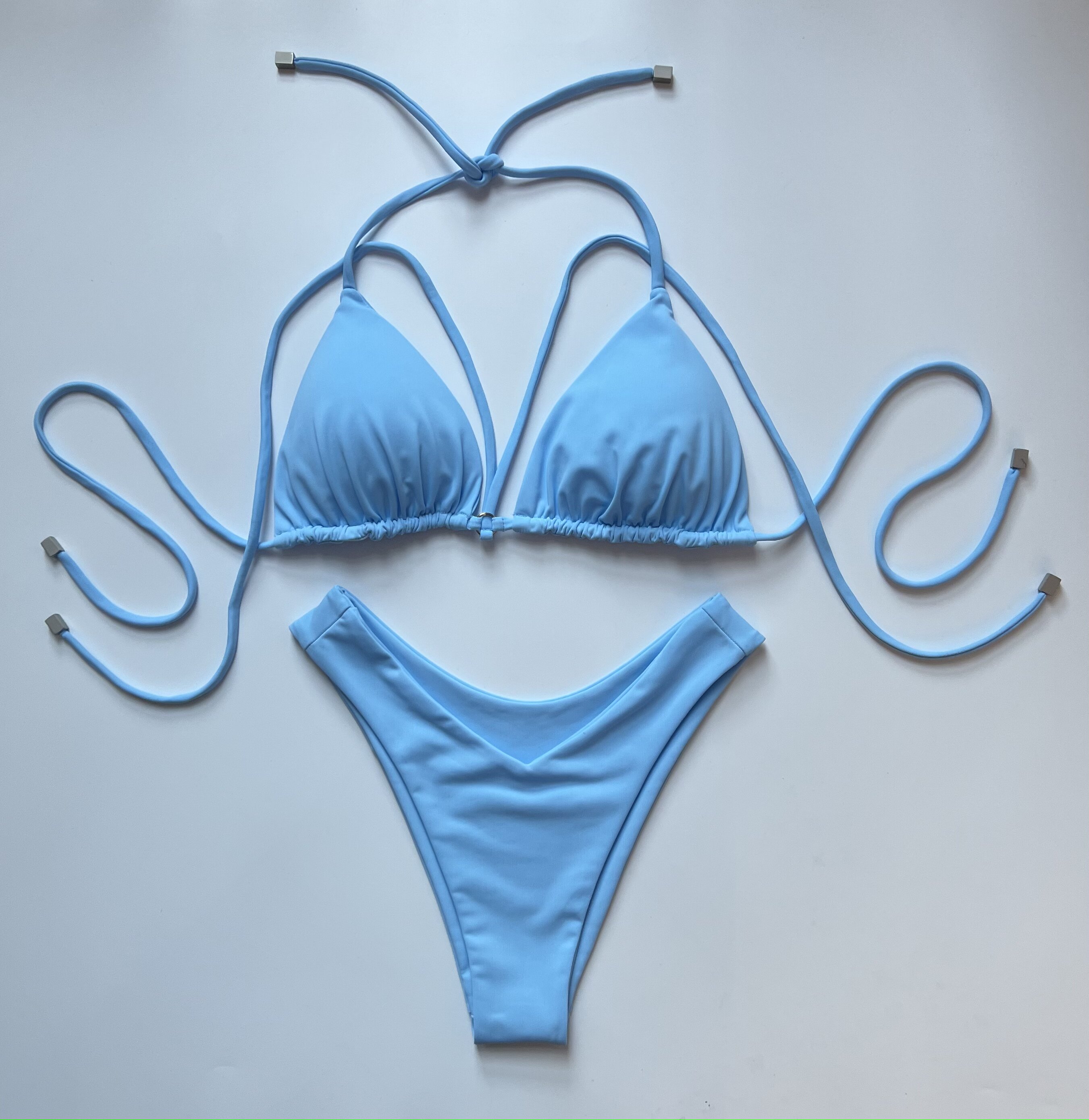 

Купальник раздельный женский Balibikini Патрисия голубой M, Патрисия