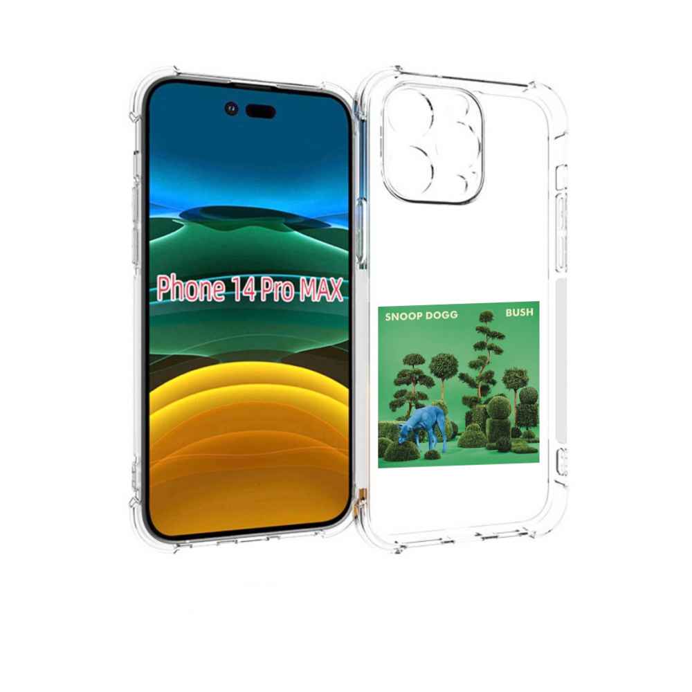 

Чехол MyPads Snoop Dogg BUSH для iPhone 14 Pro Max, Прозрачный, Tocco