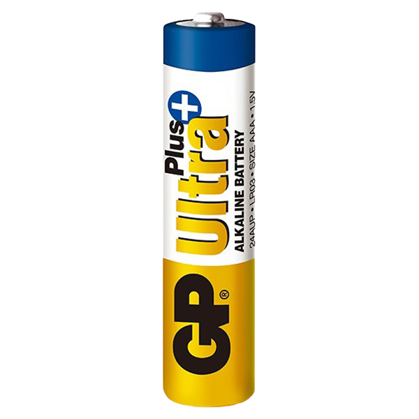 Батарея GP Ultra Plus Alkaline 24AUP LR03 AAA (2шт/блистер), 558936