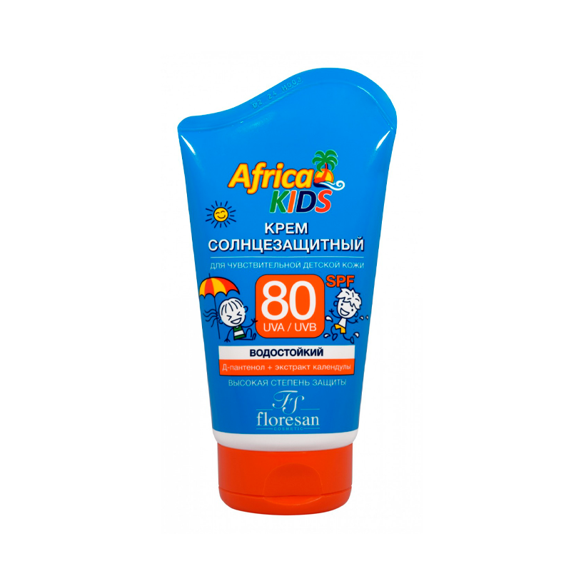 Солнцезащитный крем для детей Floresan Africa Kids SPF80 Ф-404 100 мл 465₽