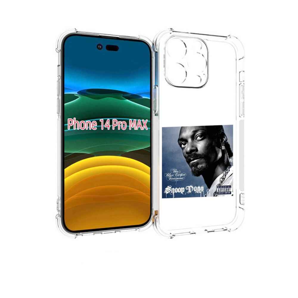 

Чехол MyPads Snoop Dogg THA BLUE CARPET TREATMENT для iPhone 14 Pro Max, Прозрачный, Tocco