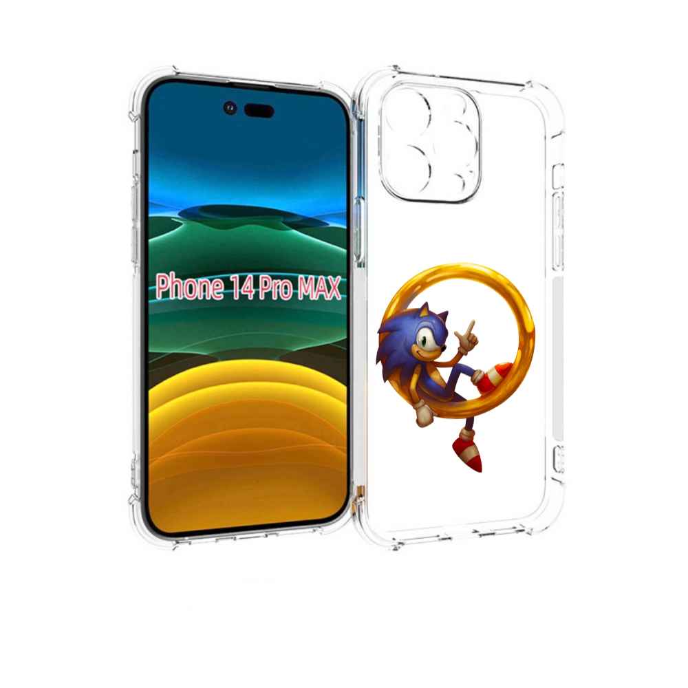 

Чехол MyPads Sonic-R для iPhone 14 Pro Max, Прозрачный, Tocco