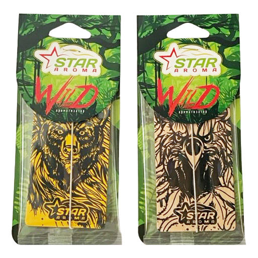 

Ароматизатор пропитанный Star Aroma Wild 9 мл в ассортименте, Разноцветный