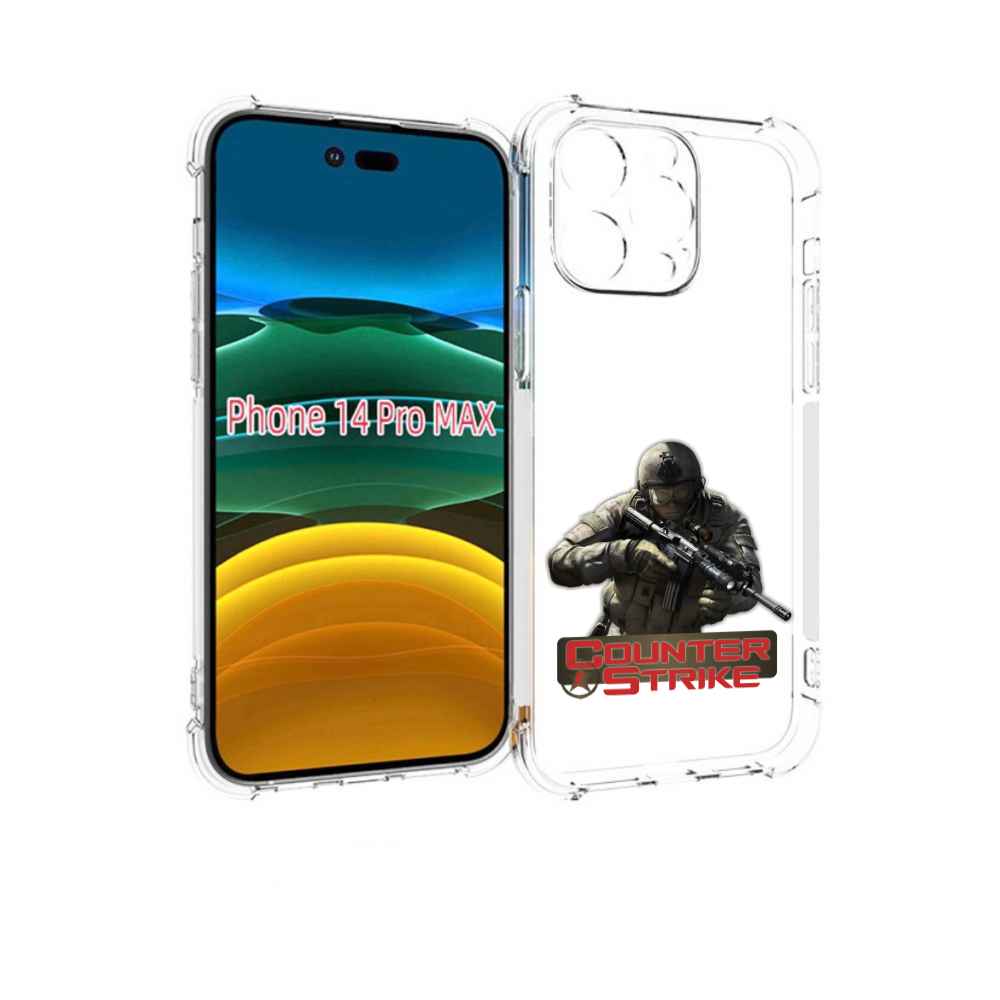 

Чехол MyPads Контра для iPhone 14 Pro Max, Прозрачный, Tocco