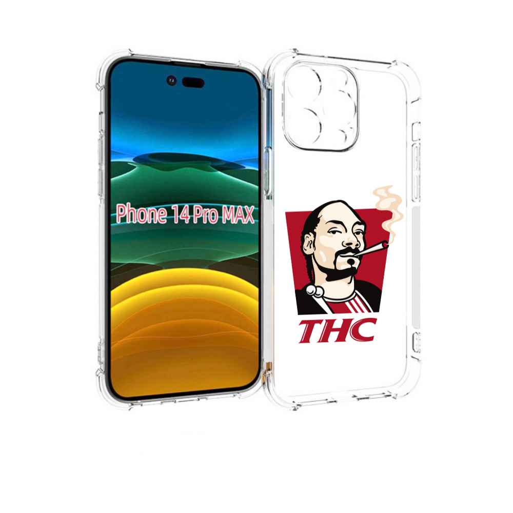 

Чехол MyPads THC для iPhone 14 Pro Max, Прозрачный, Tocco