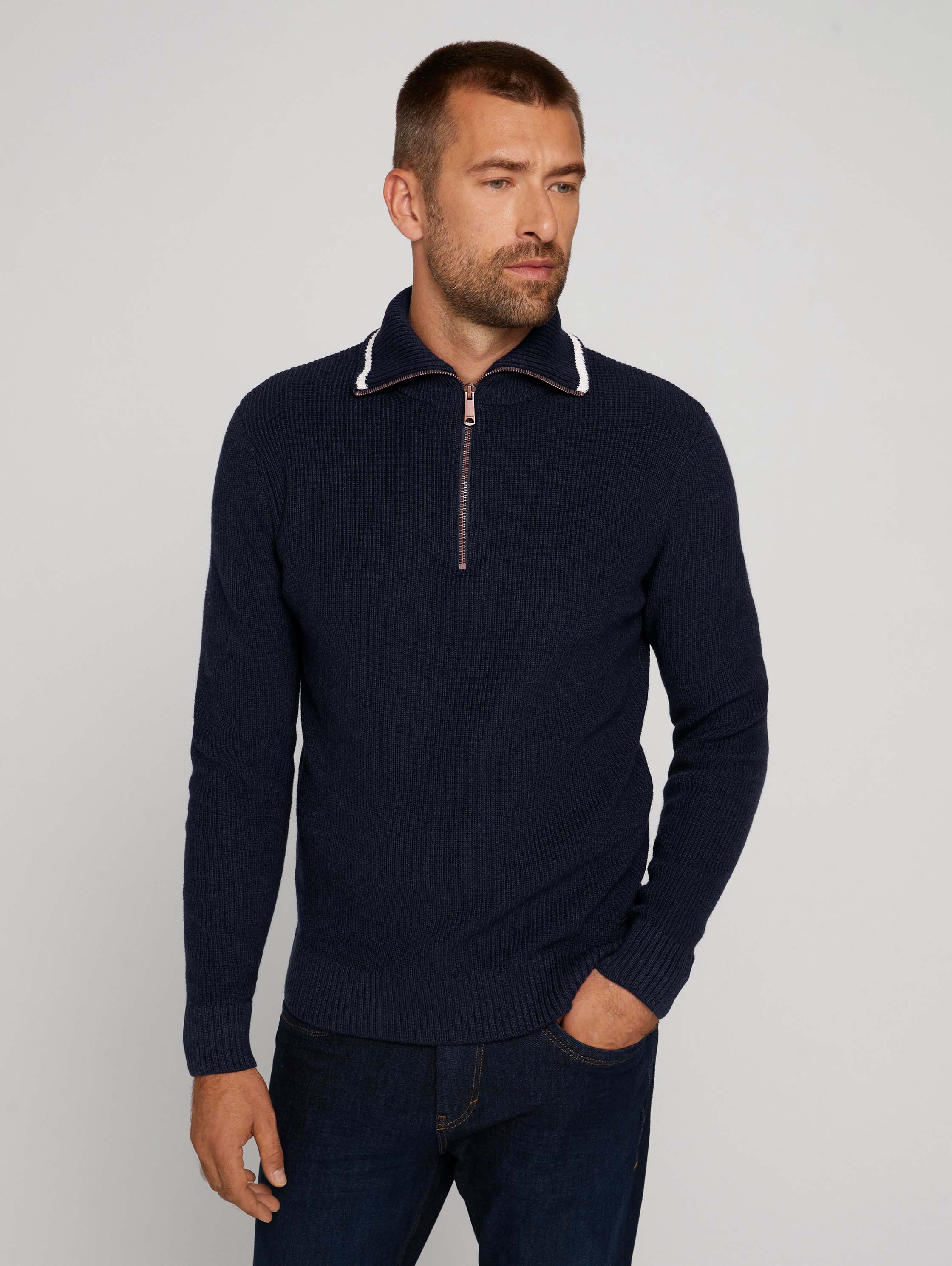 

Свитер мужской TOM TAILOR 1026511 синий XL