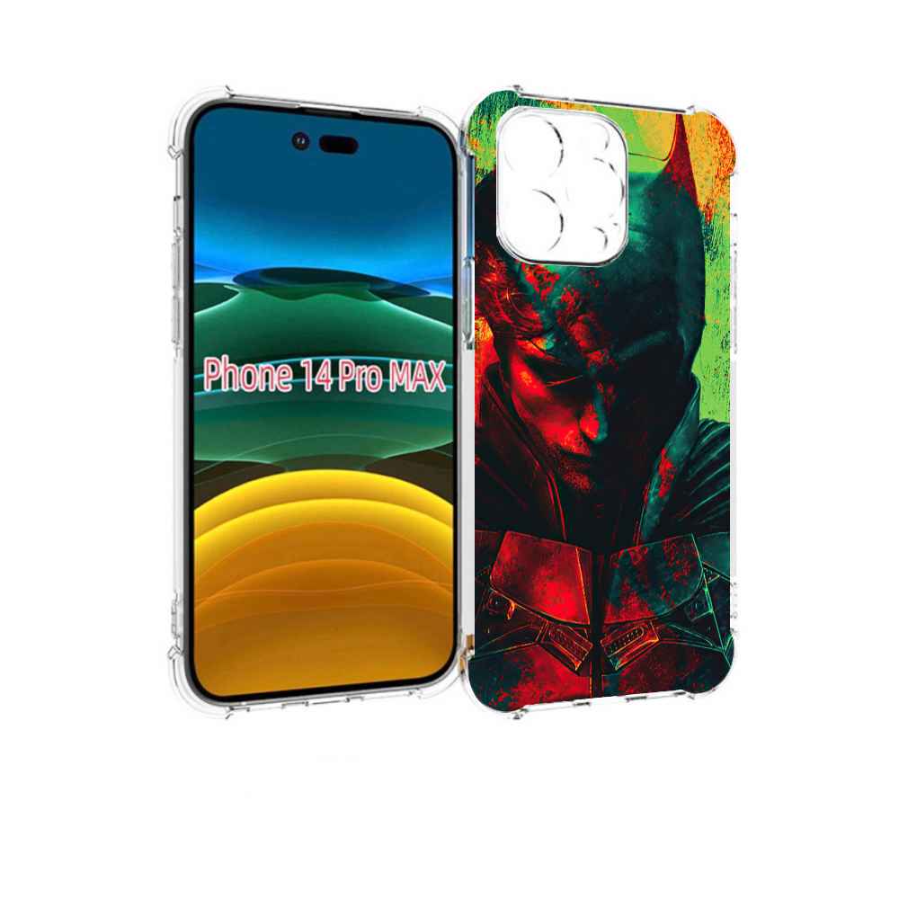 

Чехол MyPads The Batman для iPhone 14 Pro Max, Прозрачный, Tocco