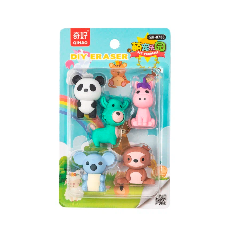 Набор стирательных резинок Accessories ZE1202-8 5 шт