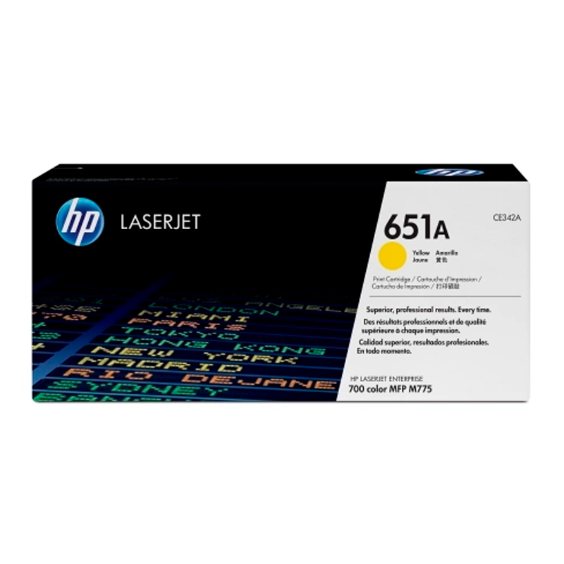 

Картридж для лазерного принтера HP CE342AH (CE342AH) желтый, оригинальный, CE342AH