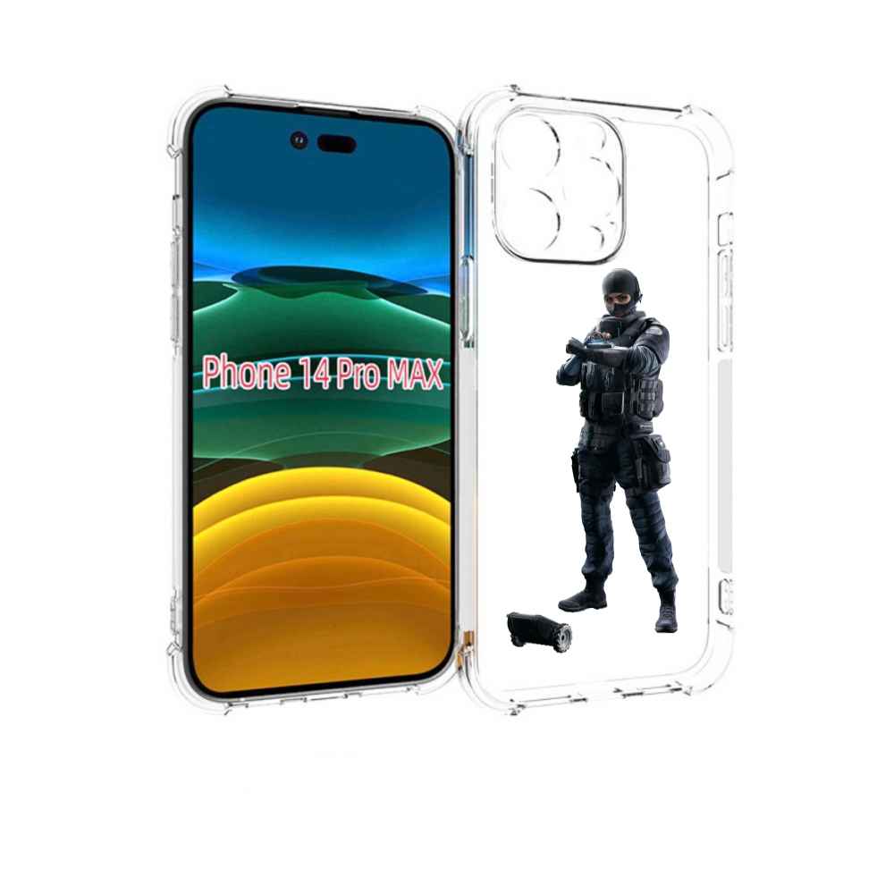 

Чехол MyPads Tom-Clancy's-Rainbow-Six-1 для iPhone 14 Pro Max, Прозрачный, Tocco