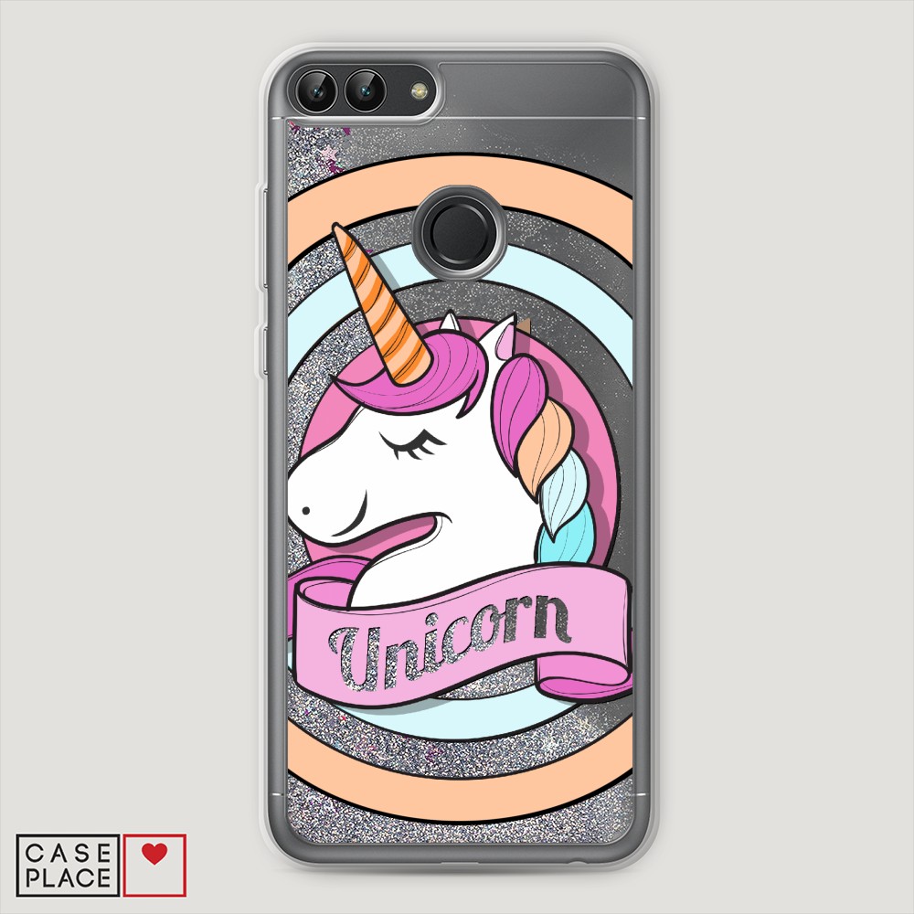 

Чехол Awog на Huawei P Smart "Unicorn зефирный", Разноцветный, 64091-1