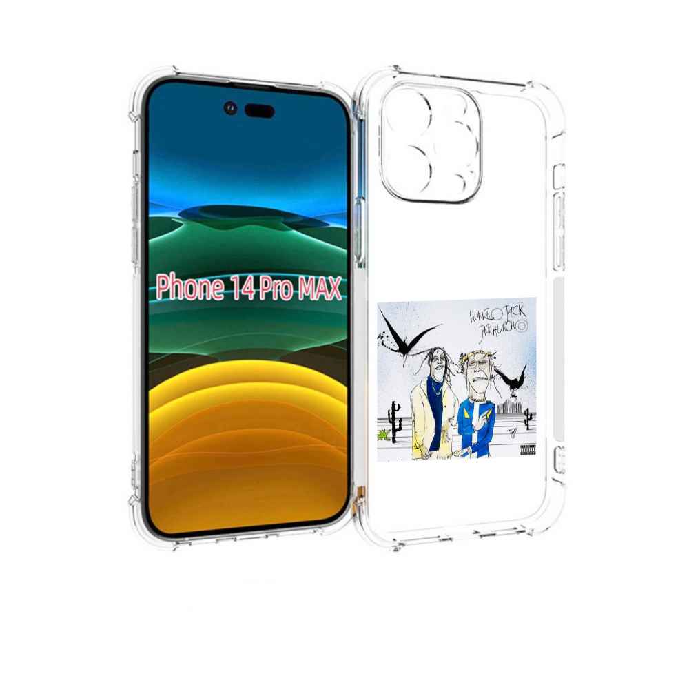 

Чехол MyPads Travis Scott & Quavo - Huncho Jack, Jack Huncho для iPhone 14 Pro Max, Прозрачный, Tocco