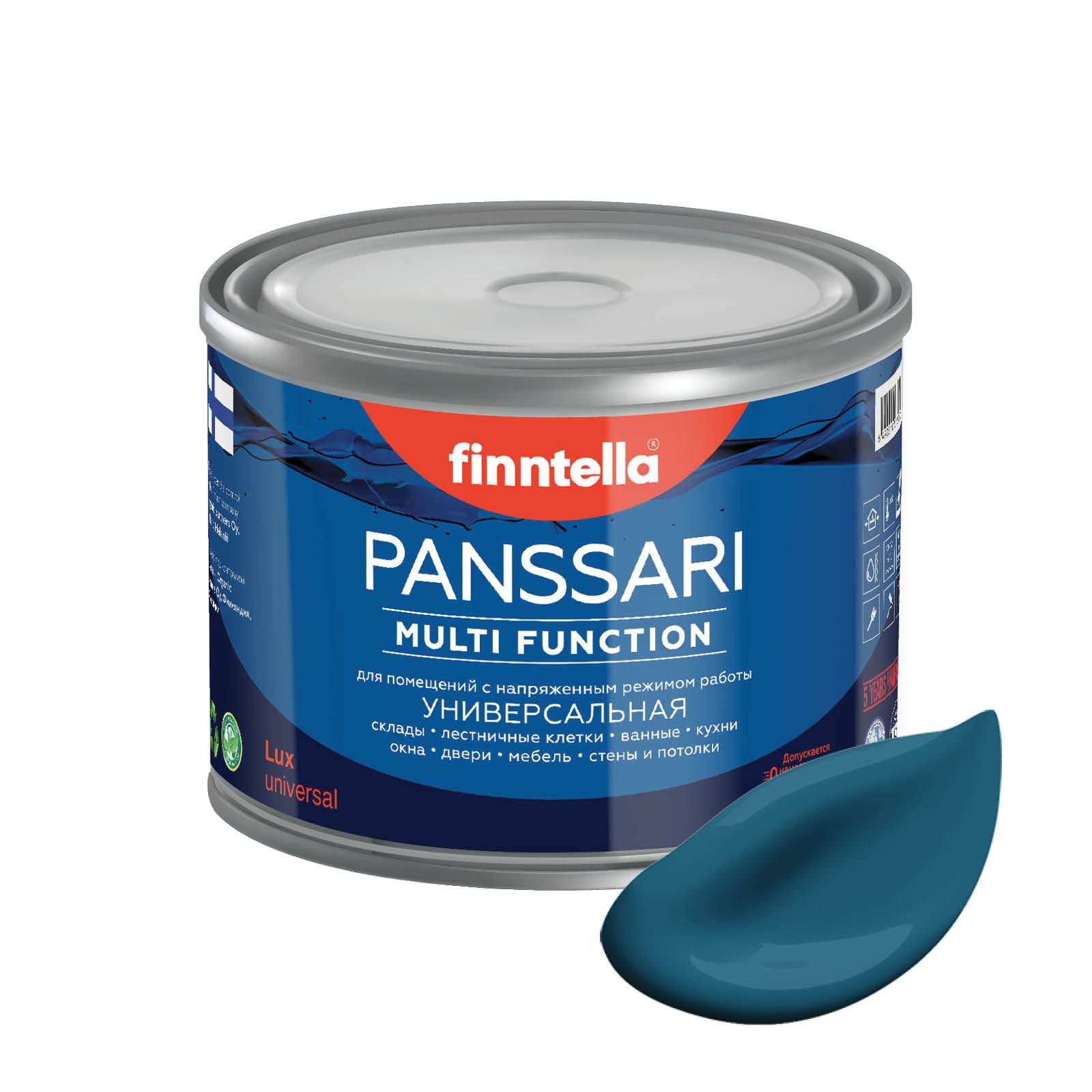 

Краска PANSSARI, MYRSKY бирюзовый, 0,45л, Синий, PANSSARI. Грунт-эмаль для всех типов поверхностей. Защитная. Эмаль универсальная. Быстросохнущая.