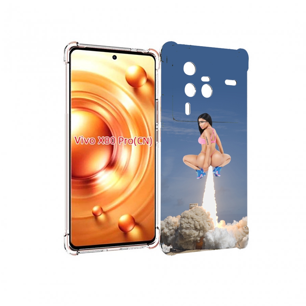 

Чехол MyPads ники-минаж-ракета детский для Vivo X80 PRO, Прозрачный, Tocco