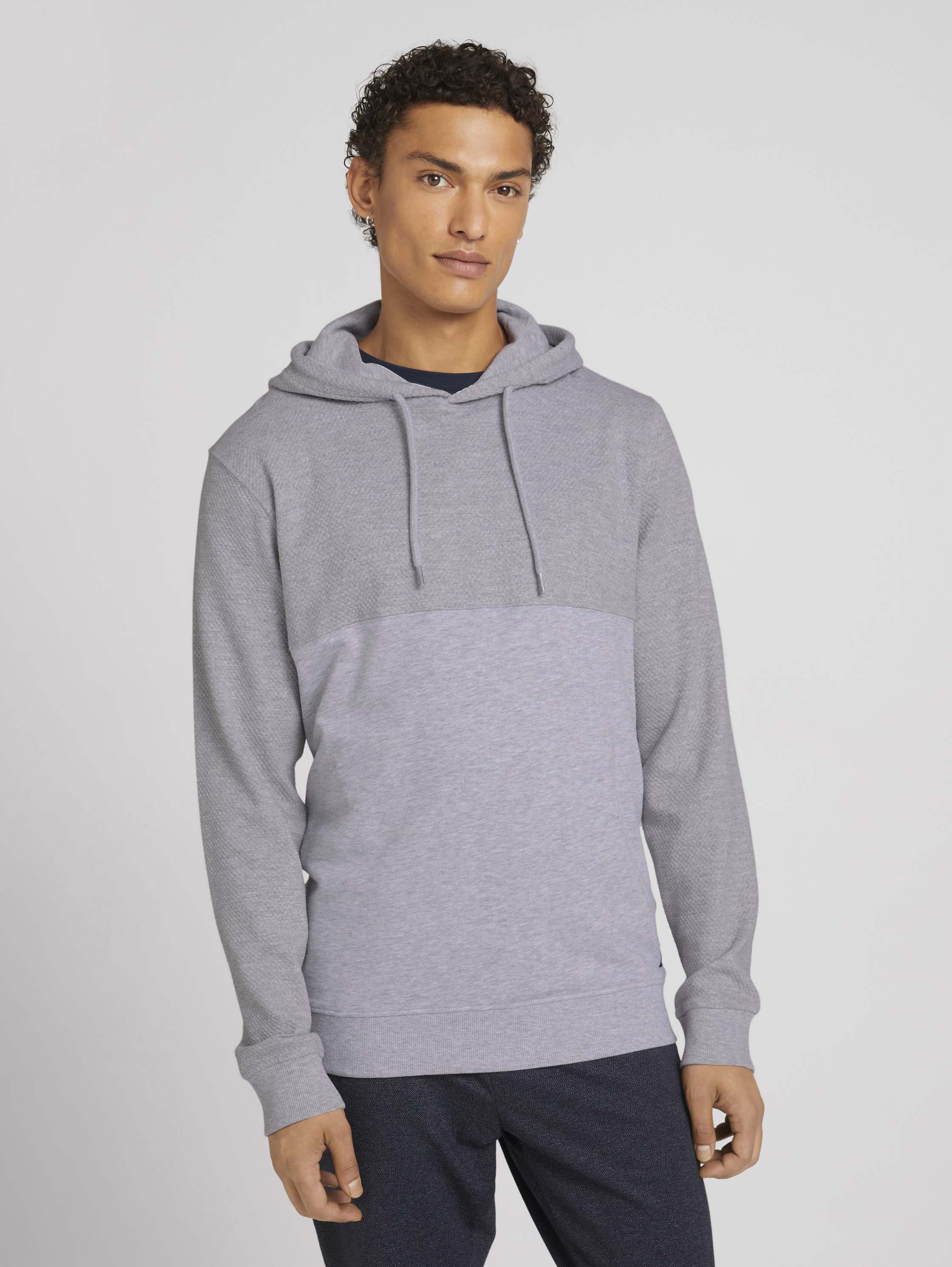 

Толстовка мужская TOM TAILOR 1028403 серая XXL, 1028403