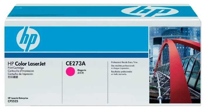 

Тонер-картридж для лазерного принтера HP CE273AC (CE273AC) пурпурный, оригинальный, CE273AC