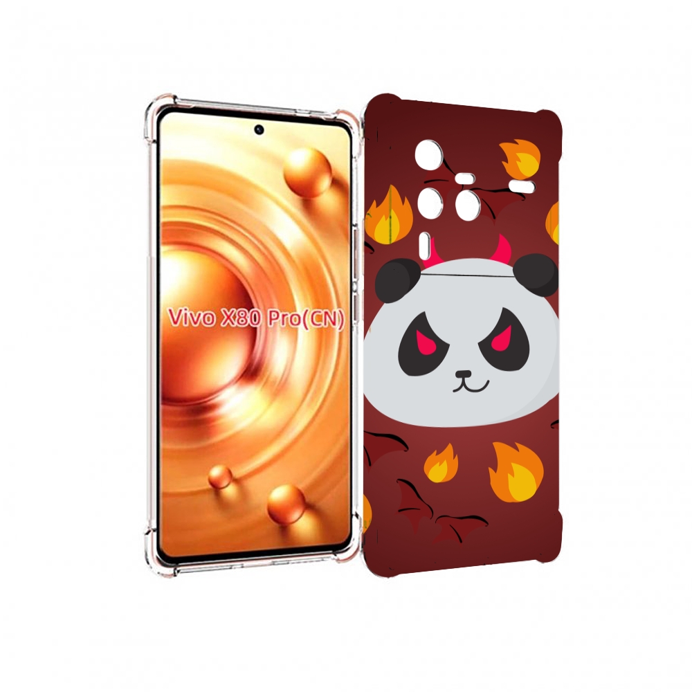 

Чехол MyPads огненная-панда для Vivo X80 Pro, Прозрачный, Tocco