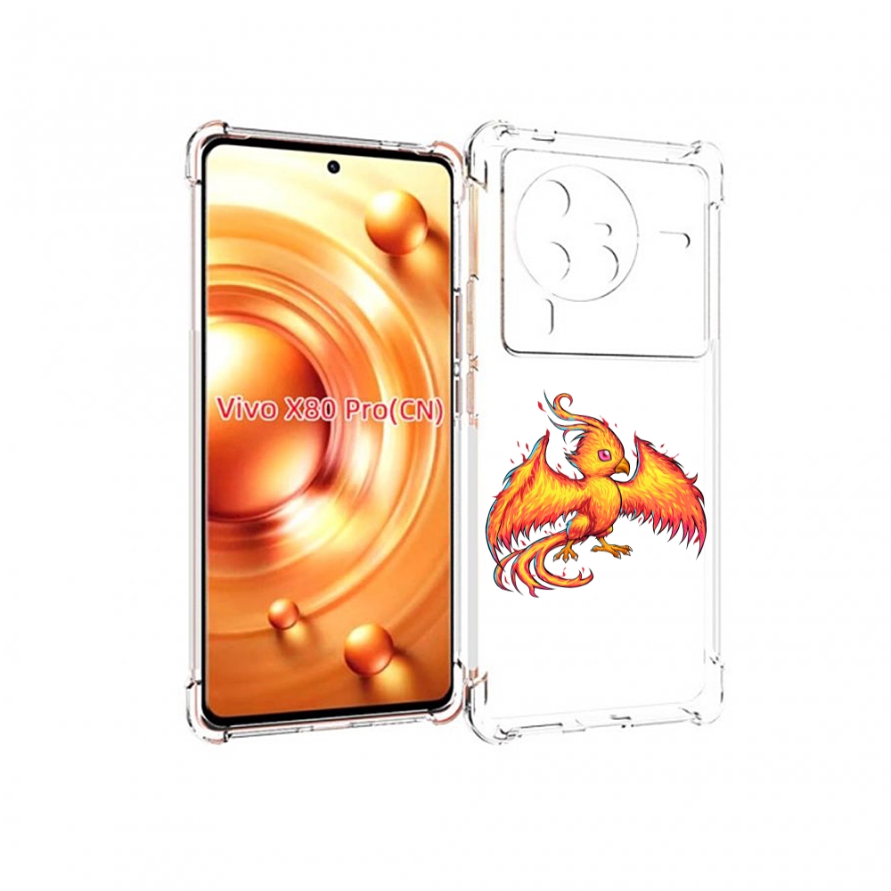 

Чехол MyPads огненная-птичка для Vivo X80 PRO, Прозрачный, Tocco