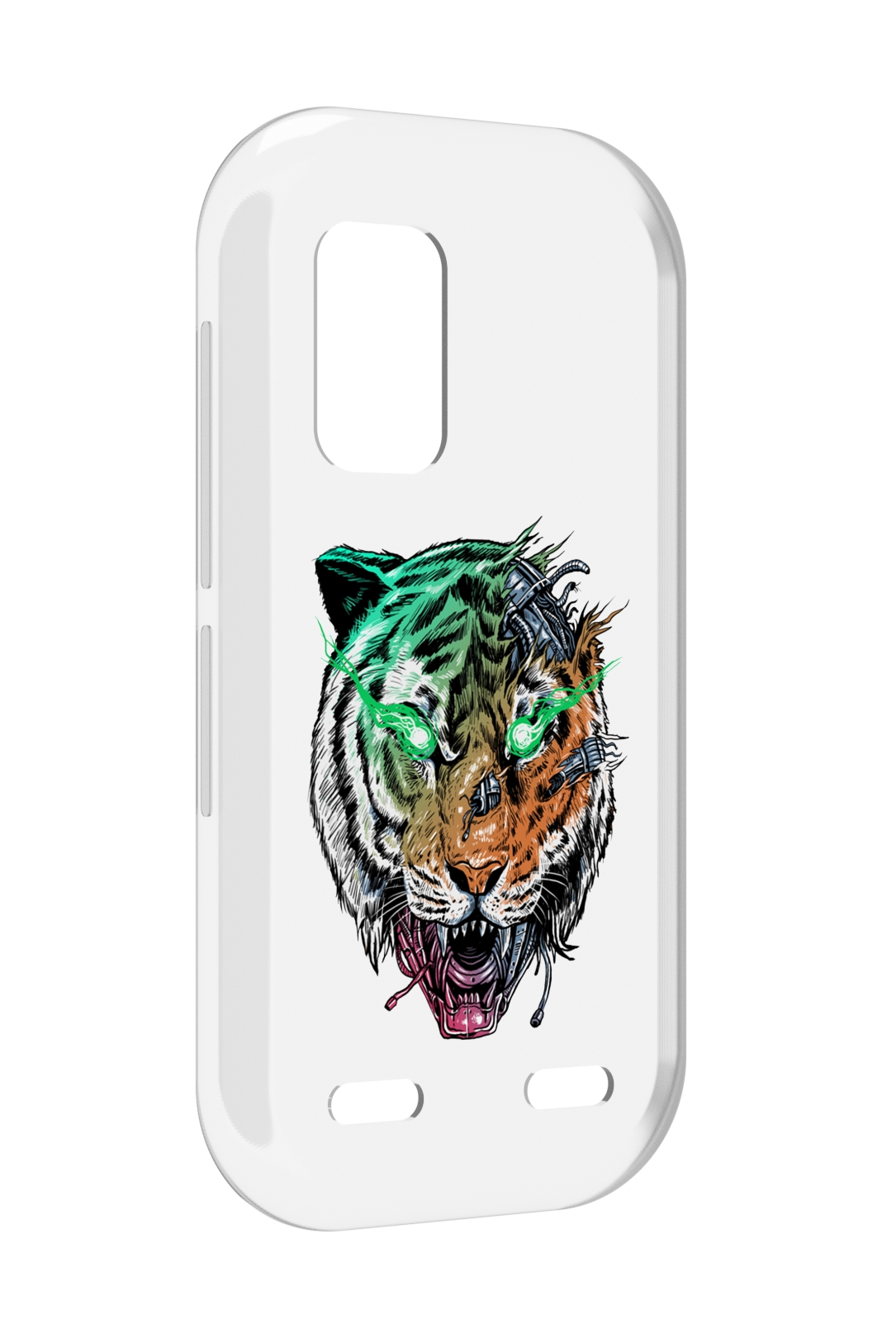 

Чехол MyPads робо-тигр для UleFone Armor X10 / X10 Pro, Прозрачный, Tocco