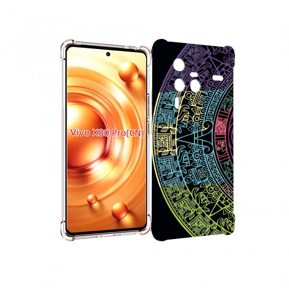 

Чехол MyPads орнамент полукруга для Vivo X80 PRO, Прозрачный, Tocco