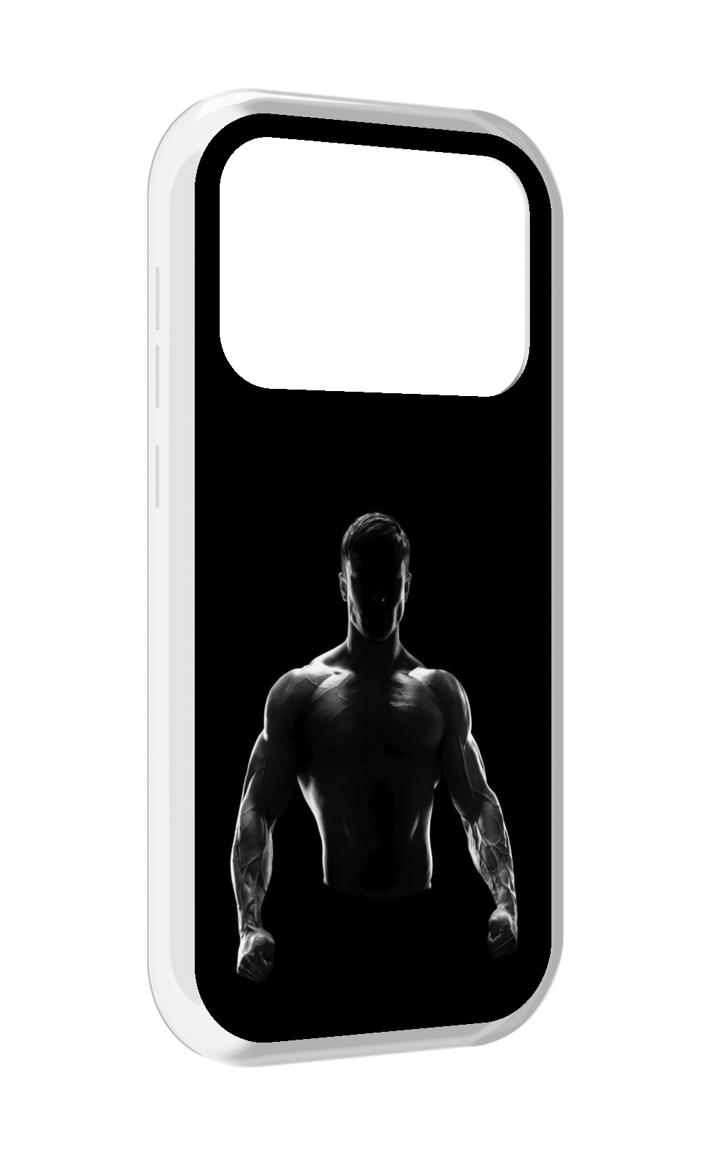 

Чехол MyPads накаченный мужчина в тени мужской для Oukitel F150 Air1 Pro / F150 Air1, Прозрачный, Tocco