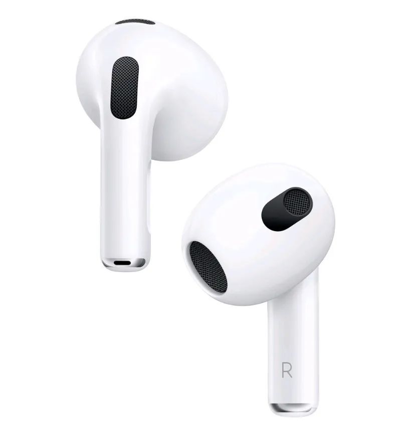 Беспроводные True Wireless наушники Apple AirPods (3?го поколения) с микрофоном, белые