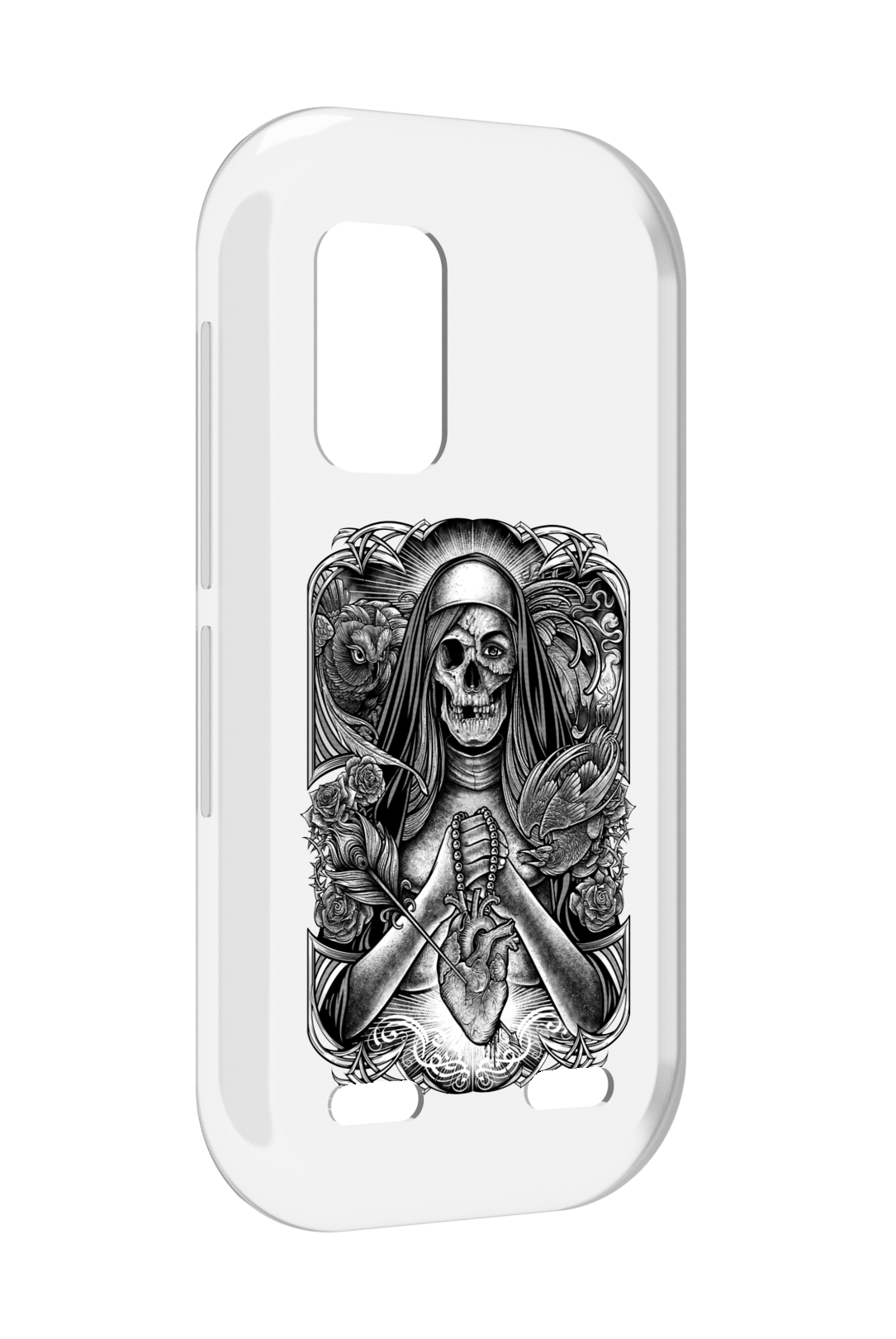 

Чехол MyPads скелет с сердцем для UleFone Armor X10 / X10 Pro, Прозрачный, Tocco