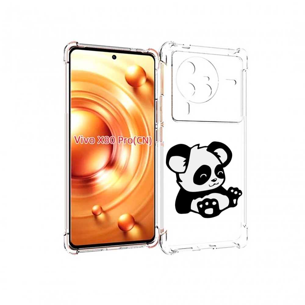 

Чехол MyPads панда-детеныш детский для Vivo X80 PRO, Прозрачный, Tocco