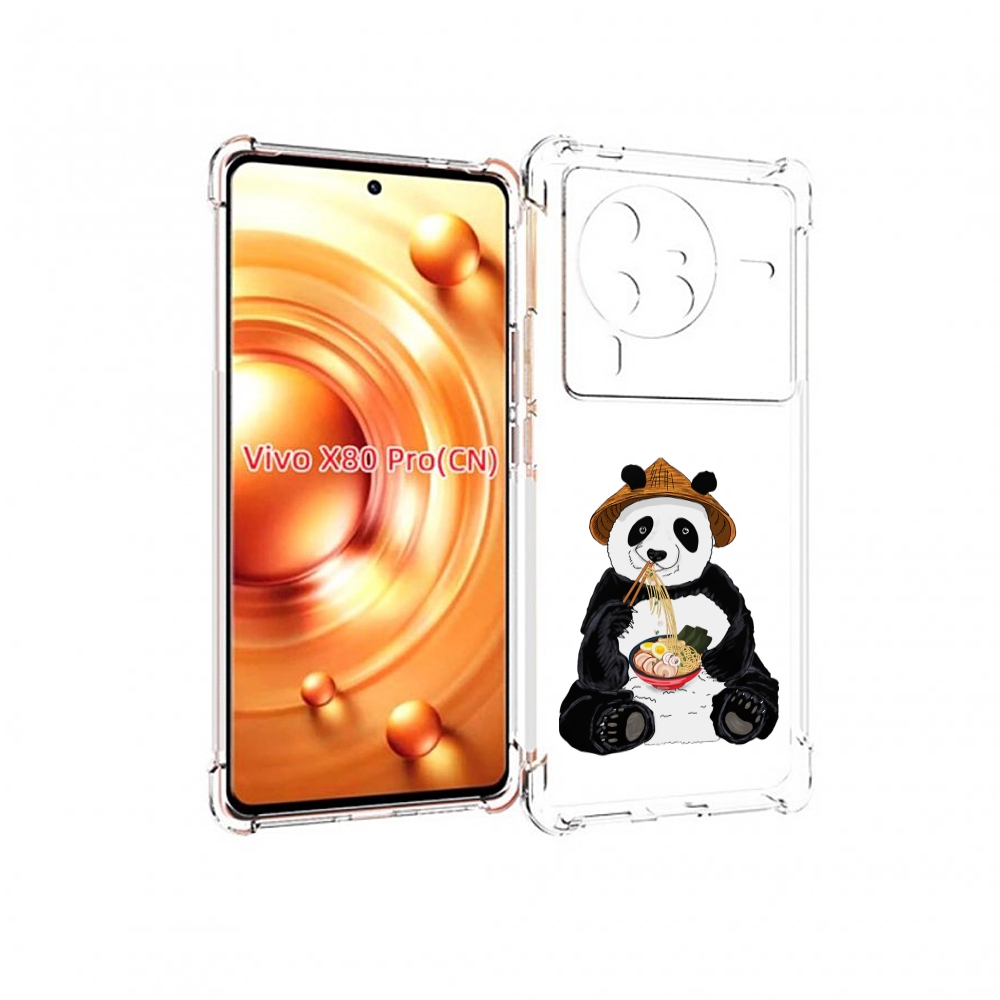 

Чехол MyPads панда-любит-лапшу для Vivo X80 PRO, Прозрачный, Tocco