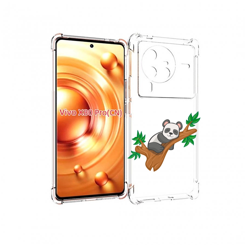 

Чехол MyPads панда-на-деревце для Vivo X80 PRO, Прозрачный, Tocco