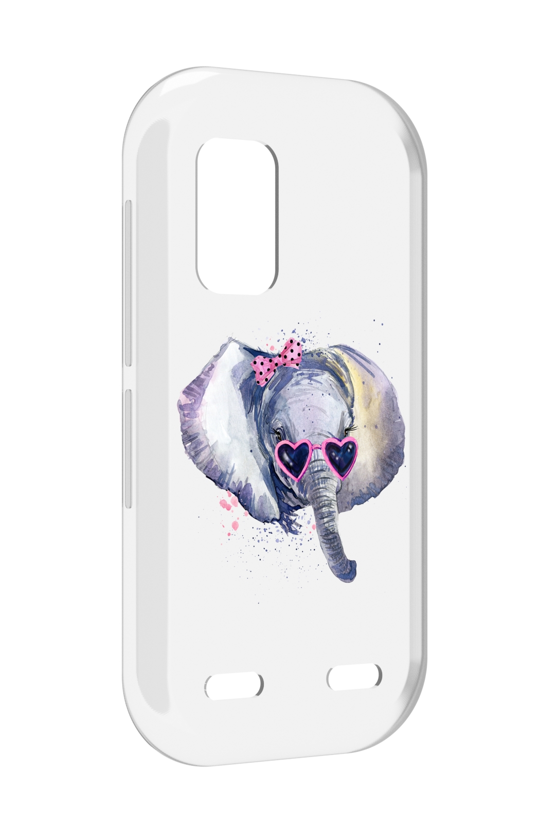 

Чехол MyPads слоник в очках для UleFone Armor X10 / X10 Pro, Прозрачный, Tocco