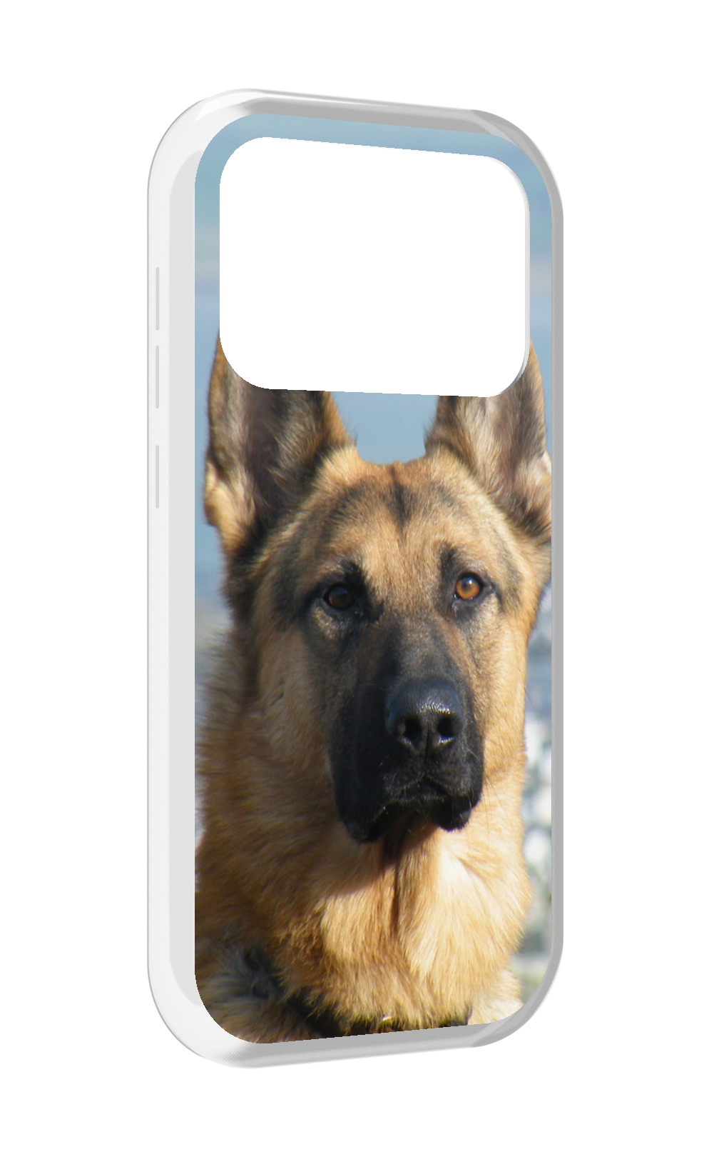 

Чехол MyPads немецкая овчарка для Oukitel F150 Air1 Pro / F150 Air1, Прозрачный, Tocco