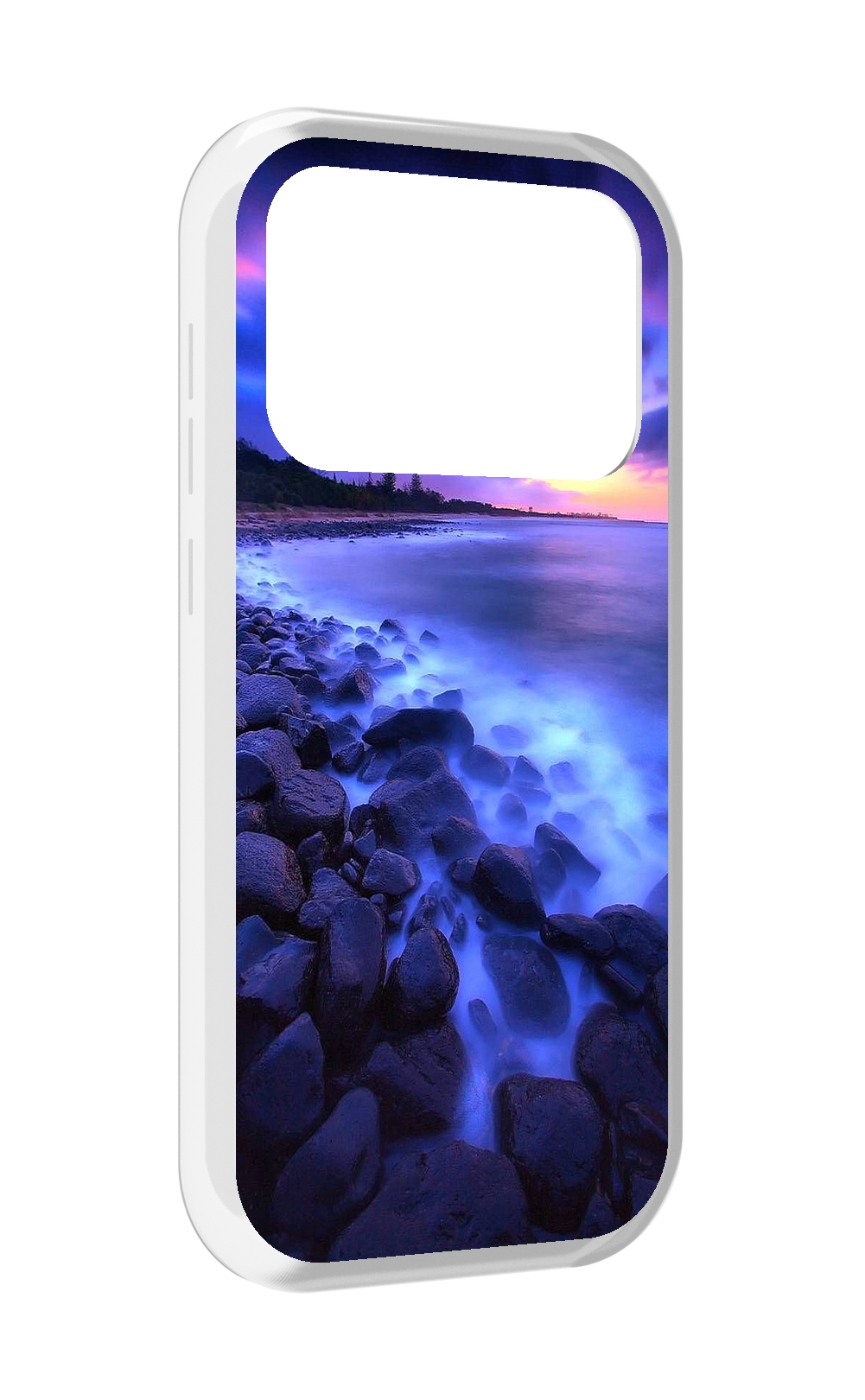 

Чехол MyPads неоновый берег для Oukitel F150 Air1 Pro / F150 Air1, Прозрачный, Tocco
