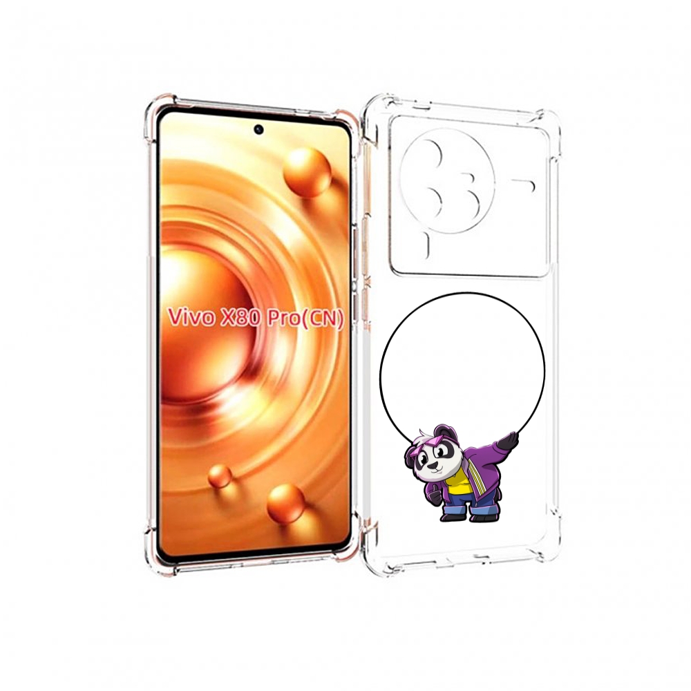 

Чехол MyPads панда-с-обручем для Vivo X80 PRO, Прозрачный, Tocco
