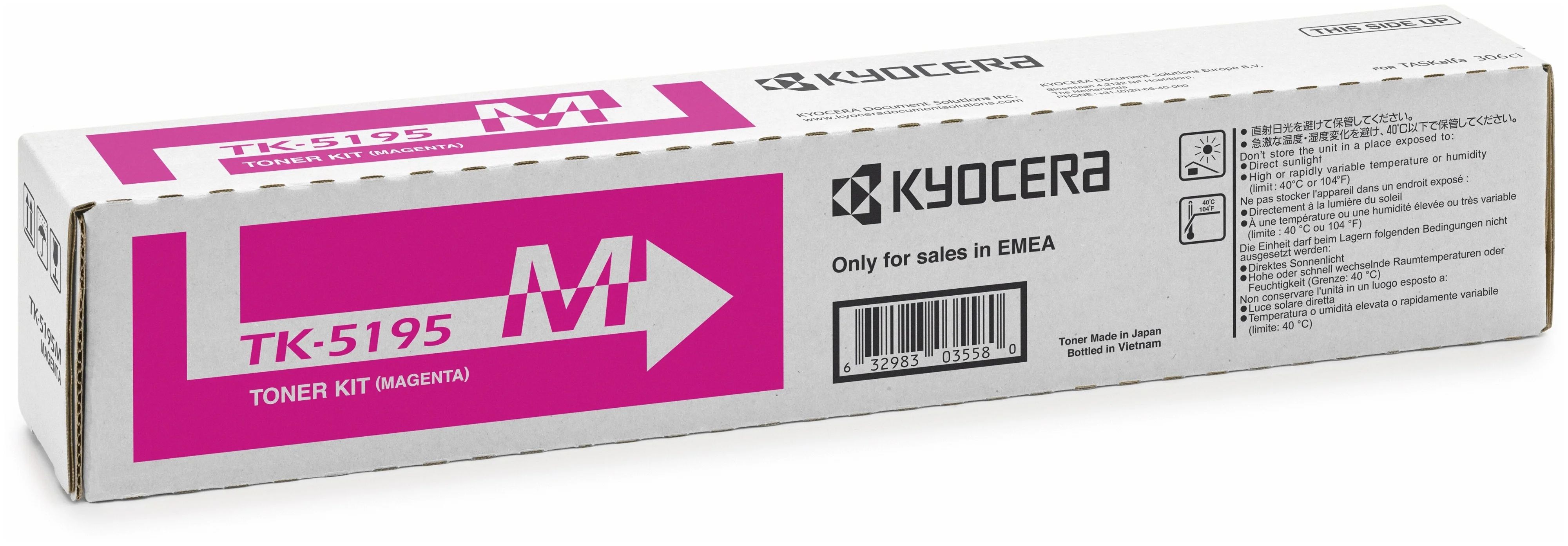 

Kyocera Тонер-картридж TK-5195M для TASKalfa 306ci/307ci/308ci пурпурный (7000 стр.), 1T02R4BNL0