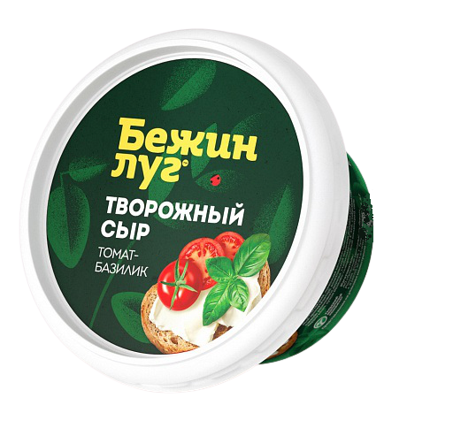 

Творожный сыр Бежин луг сливочный томат-базилик 21,1% 150 г