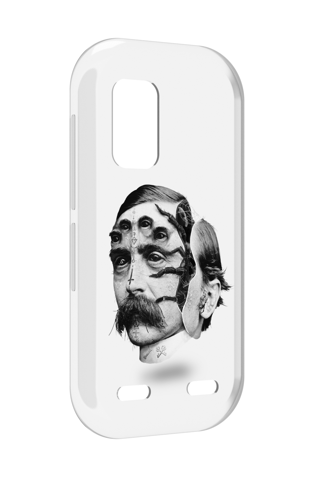 

Чехол MyPads страшное лицо мужчины для UleFone Armor X10 / X10 Pro, Прозрачный, Tocco
