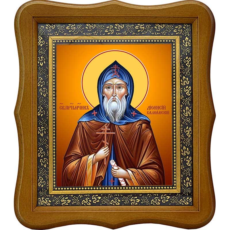 

Дионисий Валаамский преподобномученик. Икона на холсте.