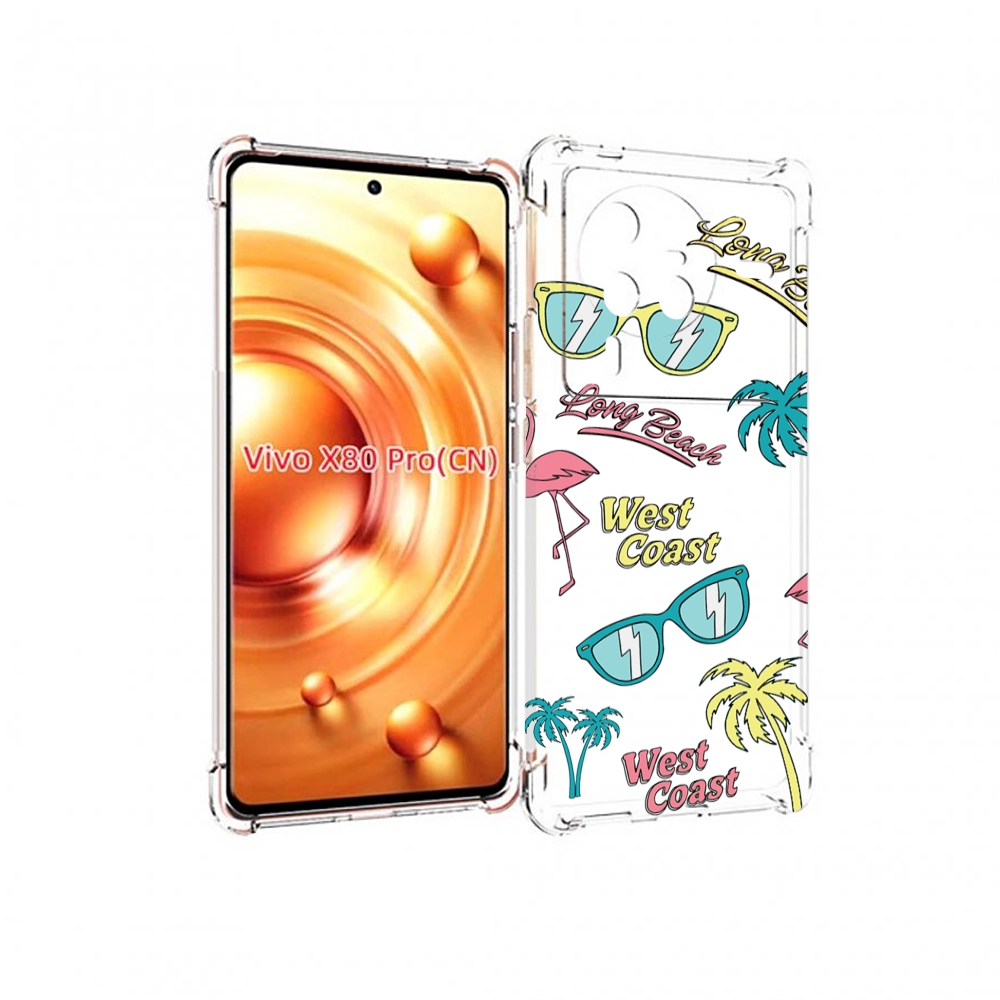 

Чехол MyPads пляжные-декорации для Vivo X80 PRO, Прозрачный, Tocco