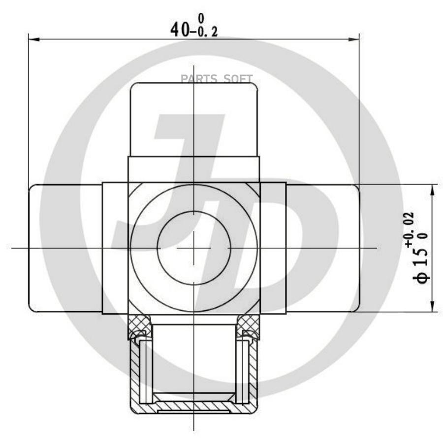 Крестовина Рулевого Вала 40.00x15.05 St1540 То Celica 93-99, Сarina Ed 93-98, Corona Exiv