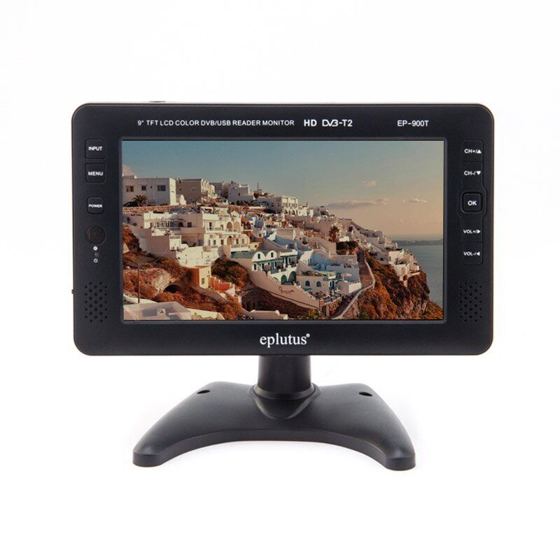

Портативный телевизор, Телевизор Eplutus EP-900T 9" HD, черный
